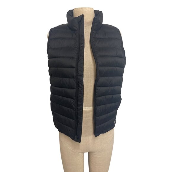 Gap Kids Large Black Lightweight Puffer Vest With Primaloft Upcycled Sustainable - Picture 6 of 10